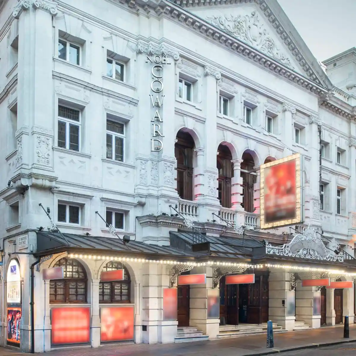 Exterior photo of the Noël Coward Theatre in London's West End