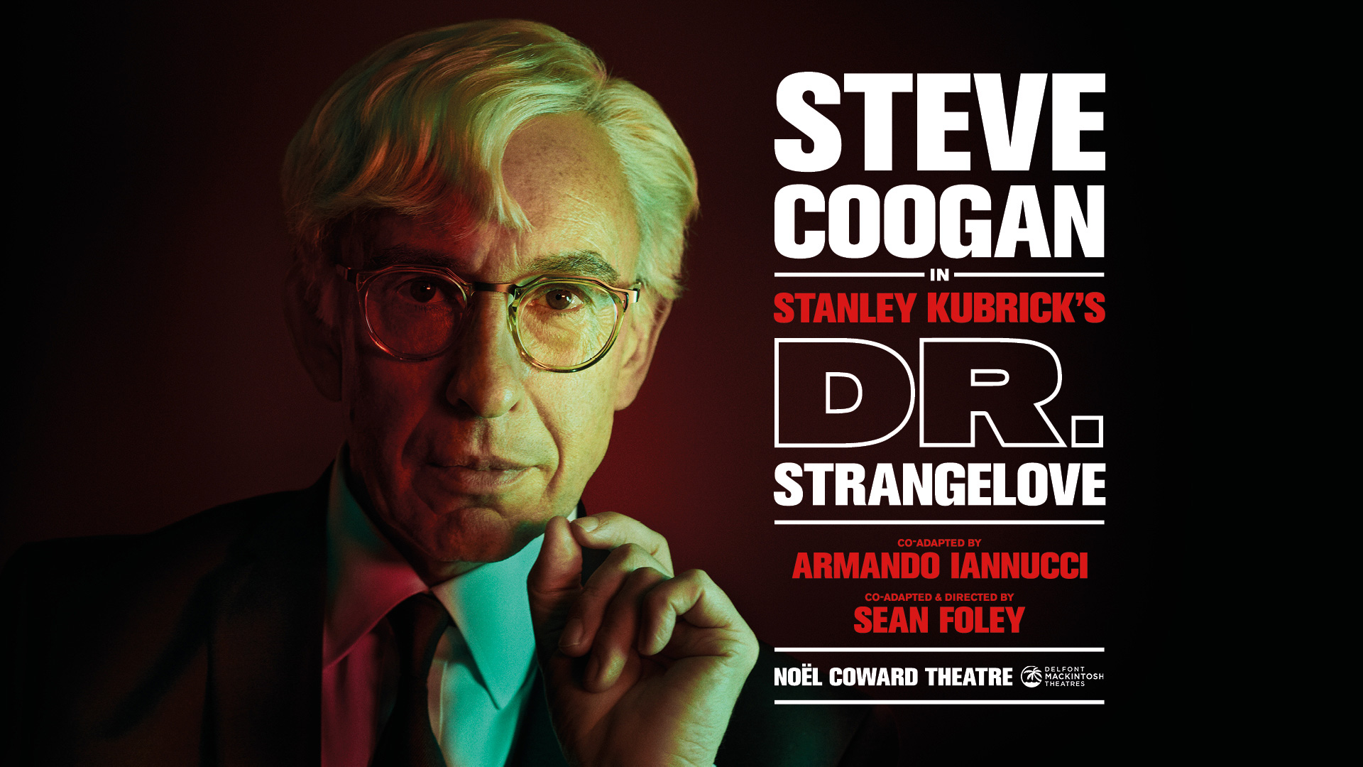 Dr. Strangelove poster artwork featuring Steve Coogan