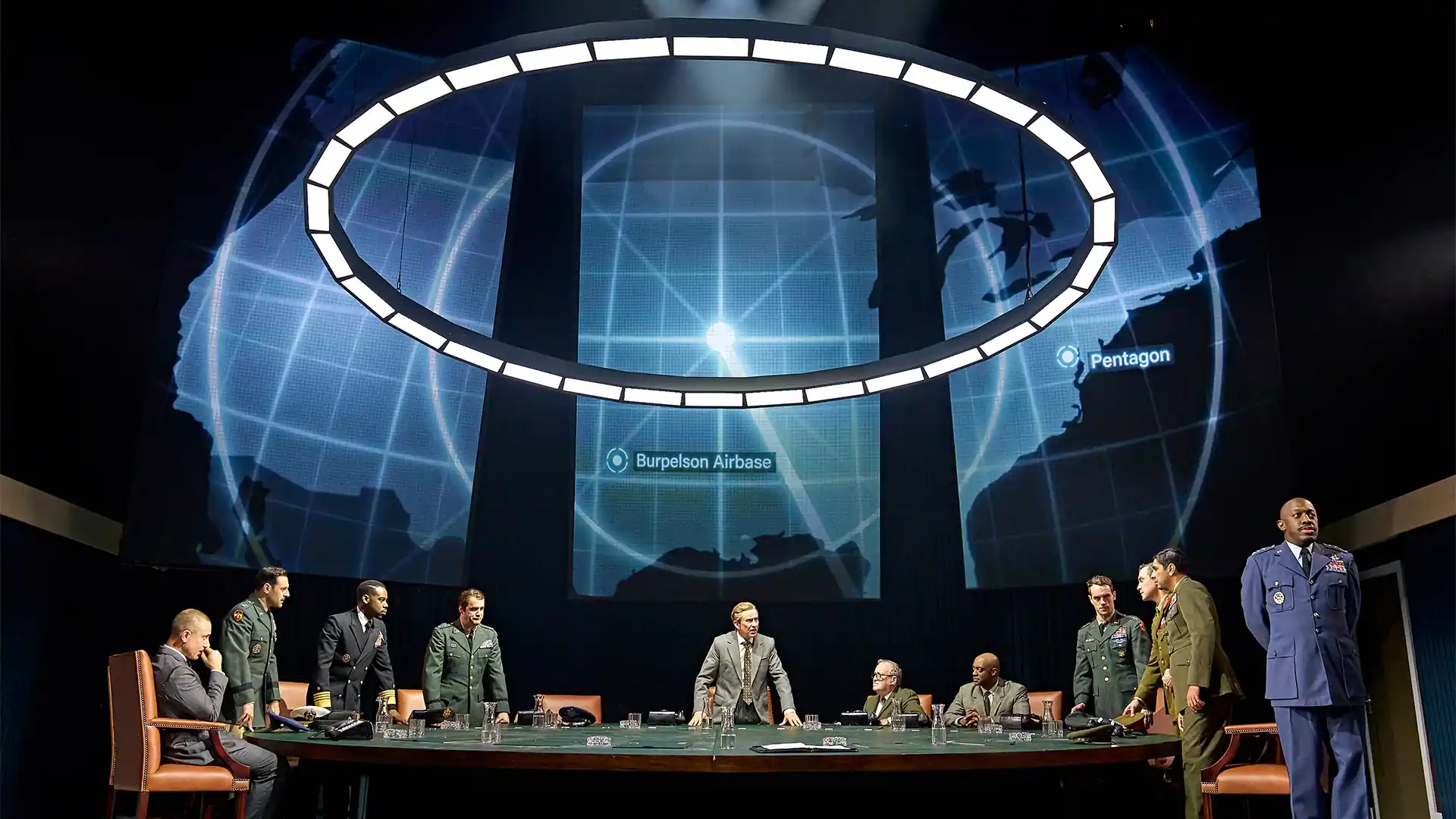 Dr. Strangelove Cast. Production photography by Manuel Harlan